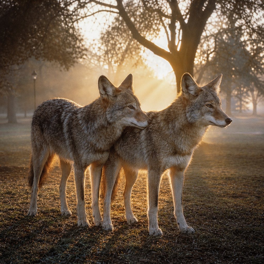 Researchers were surprised to discover how faithful urban coyote pairs are. They mate for life and stay faithful the whole time