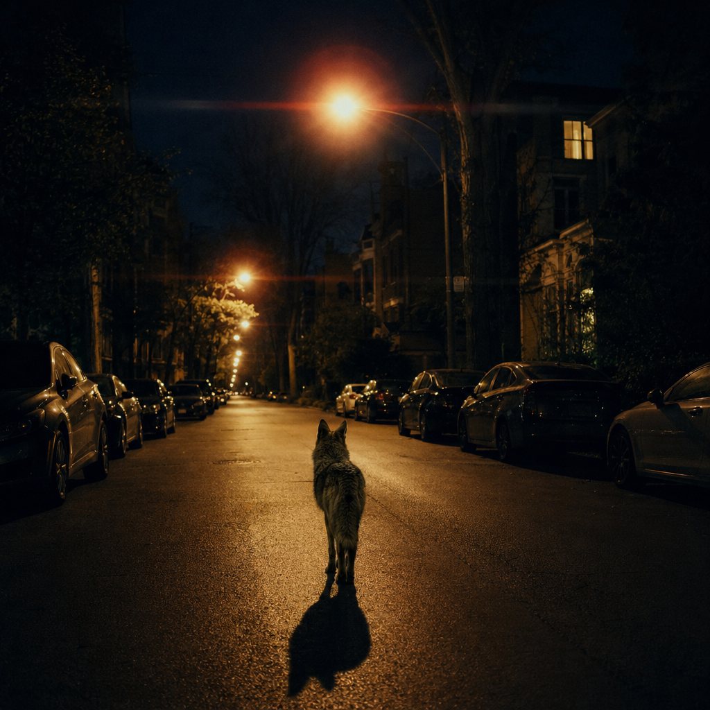 Coyotes are naturally diurnal or crepuscular. Urban coyotes' switch to nocturnal activity is a survival strategy, allowing them to live among humans relatively undetected